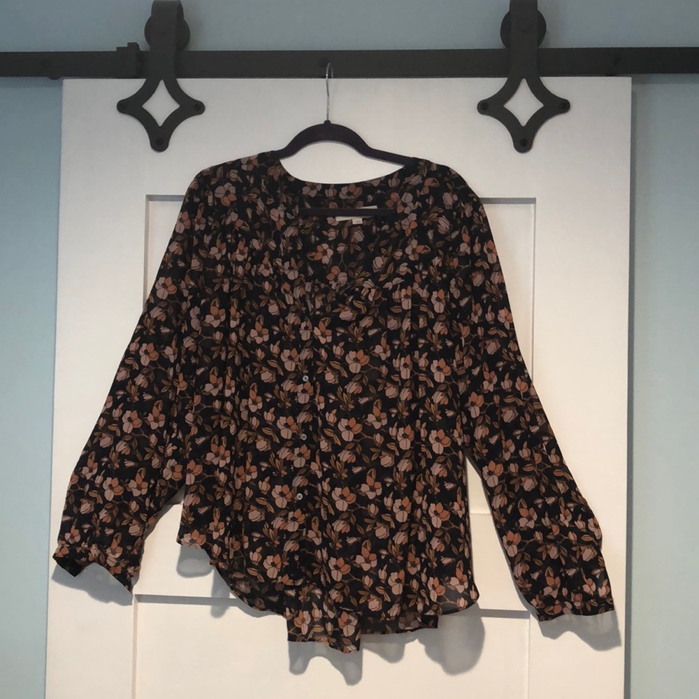 LOFT long sleeve blouse